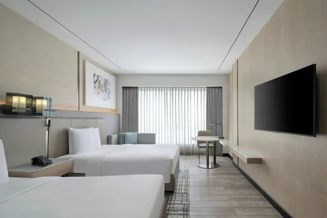 غرفة تنفيذية بسريرين منفصلين، Courtyard By Marriott Mumbai International Airport 5/10