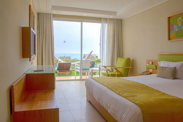 بنغل بسرير كينج بإطلالة على البحر، Bel Azur Thalasso & Bungalows 1/6