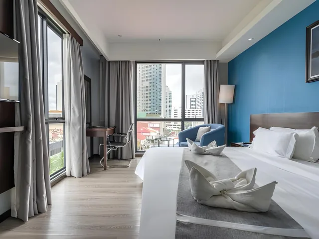 غرفة بريميير بسرير مزدوج، Meritin Hotel 1/2