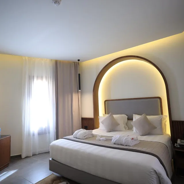 غرفة ديلوكس بسرير مزدوج، Nubian Village Hotel 5/8