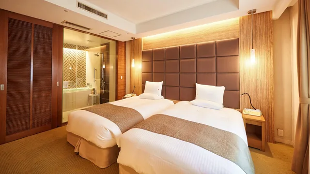 جناح بسريرين منفصلين، Pacific Hotel Okinawa 1/1