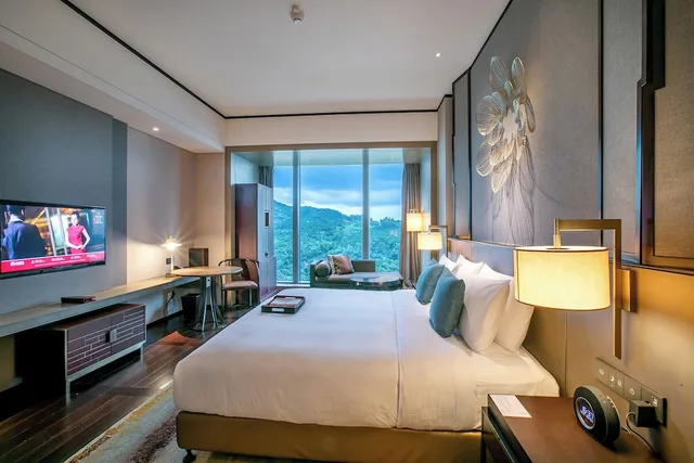غرفة بريميوم بسرير فردي، Hualuxe Hotels Resorts Xiamen Haicang 5/10
