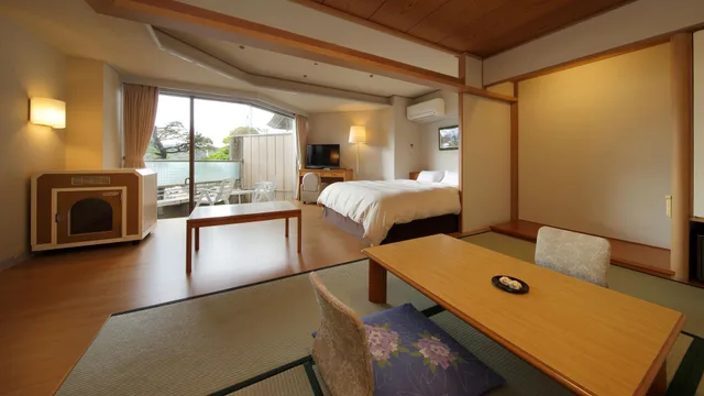 غرفة يابانية غربية بإطلالة على البحر، Matsushima Century Hotel 1/1