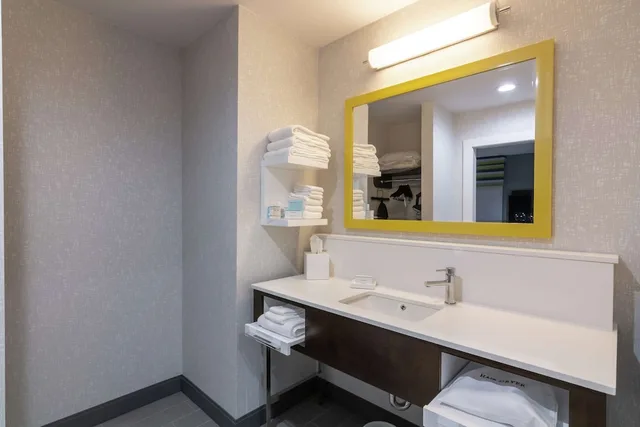 استوديو بسرير كينج مع أريكة، Hampton Inn & Suites Dallas East TX 6/6