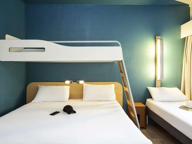 غرفة عائلية بسريرين مزدوجين، IBIS BUDGET PARIS PORTE DE PANTIN 10/10