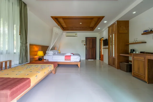 غرفة بسرير مزدوج بجاكوزي، Ban Sainai Resort - SHA Extra Plus 2/3