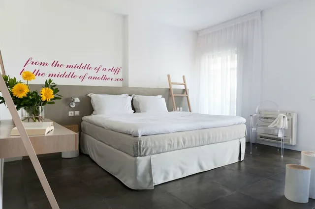 غرفة ديلوكس بسرير كينج بإطلالة على البحر، Thomais Boutique Hotel - Adults Only 3/4
