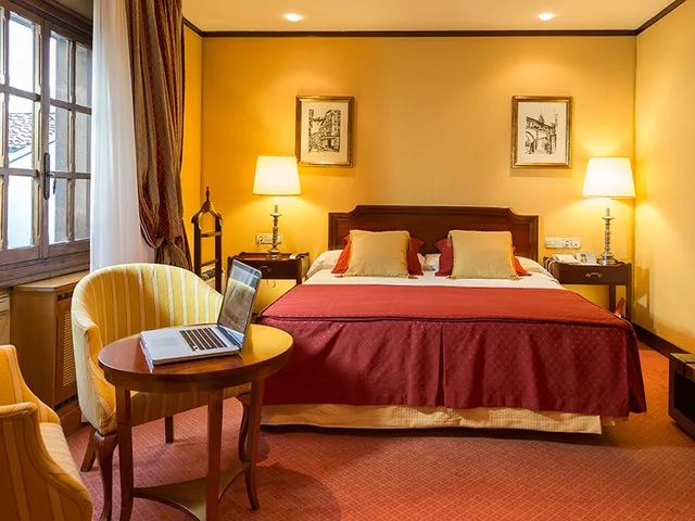 غرفة ديلوكس بسرير مزدوج، Eurostars Hotel de La Reconquista 2/5