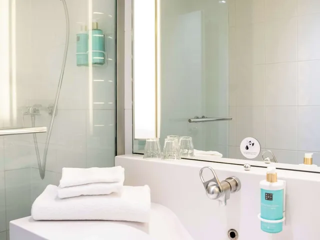 غرفة كلاسيكية بسرير مزدوج بإطلالة على الحديقة مع أريكة، Novotel Bordeaux Merignac 8/8