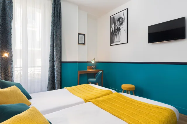 غرفة بسرير مزدوج أو سريرين منفصلين، Hotel Nap By Happyculture 3/4