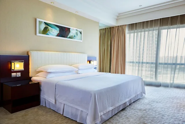 غرفة بسرير كينج بإطلالة على المدينة، Four Points By Sheraton Hangzhou 1/10