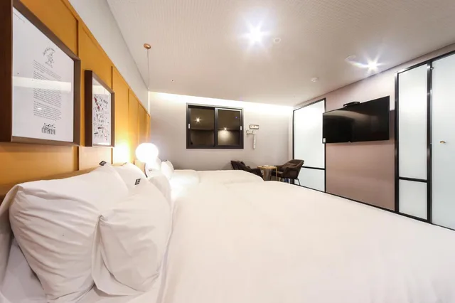 جناح عائلي بسريرين منفصلين، Seomyeon Brown-dot Hotel Gold Busan 6/10