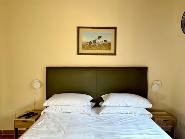 غرفة عائلية بسريرين كينج بإطلالة على الحديقة مع أريكة، Villa Castiglione 2/10