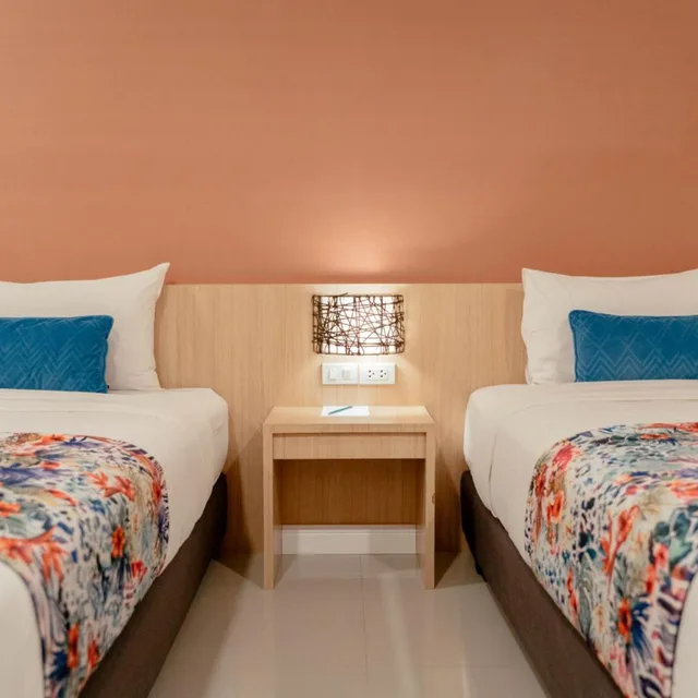 غرفة قياسية بسريرين منفصلين، It Me Keawanong Hotel 3/10