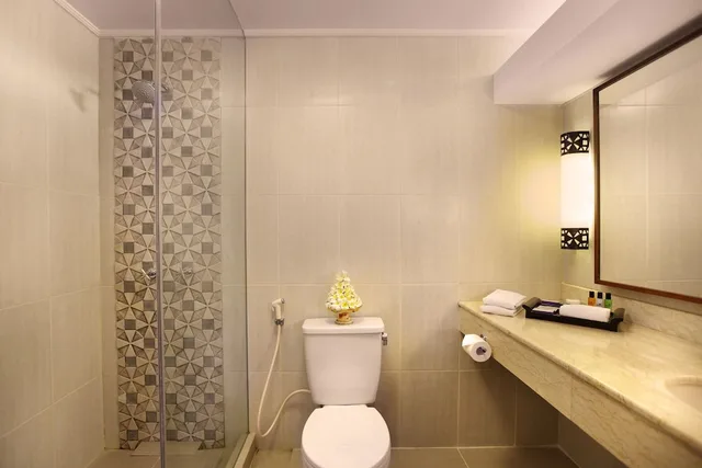 كوخ ديلوكس بسريرين منفصلين وسريرين مزدوجين، Bali Mandira Beach Resort and Spa 2/3
