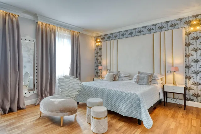 جناح تنفيذي بإطلالة على البحيرة بشرفة بـ3 غرف نوم، Palazzo Della Scala 5/6