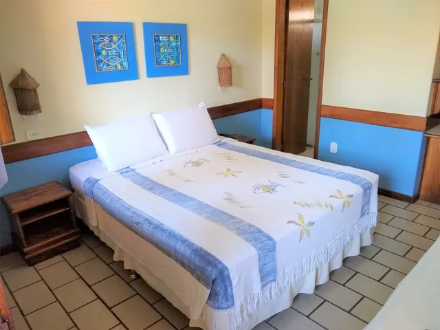 شقة بسرير مزدوج وسرير فردي، Pousada Do Mar 2/8