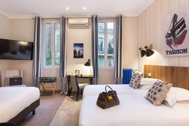 غرفة بريستيج بسرير كينج وسرير مزدوج، Best Western Plus Hotel Brice Garden 1/10