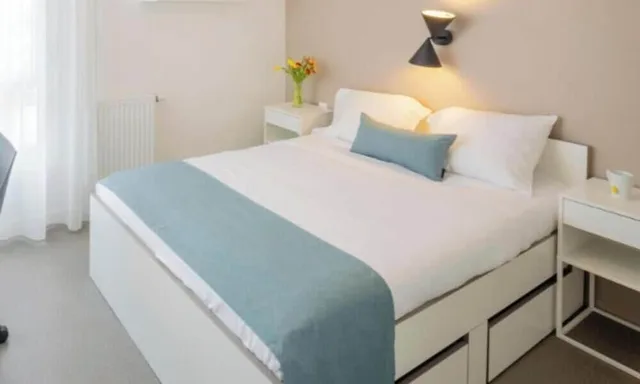 شقة بسريرين مزدوجين مع أريكة، All Suites Appart Hotel Le Havre 1/3