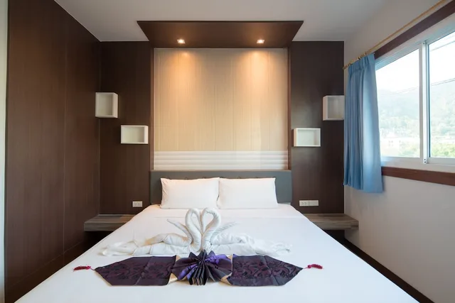 غرفة متصلة بسريرين كوين، Baan Thai Beach Side Residence 1/8