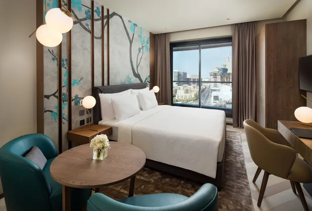 استوديو ديلوكس بسرير كينج، Millennium Place Barsha Heights Apartments 4/8