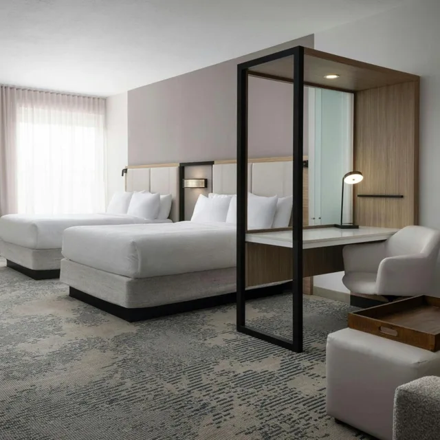 جناح بسريرين كوين مع سرير سحّاب إضافي مع أريكة لذوي الإعاقة، Springhill Suites By Marriott Troy Dayton 1/4