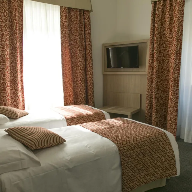 غرفة بسرير مزدوج أو سريرين منفصلين، Hotel Casa Valdese 9/10
