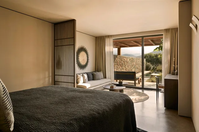 جناح بمسبح خاص، Minos Palace Resort 1/2