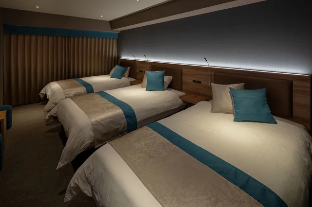 غرفة ثلاثية بثلاثة أسرّة، Wat Hotel & Spa Hida Takayama 1/4