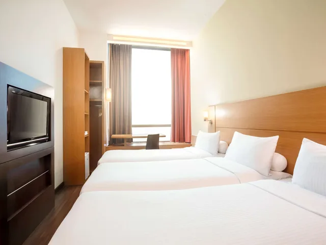 غرفة عائلية بسرير مزدوج وسرير فردي، Ibis Singapore on Bencoolen 3/9