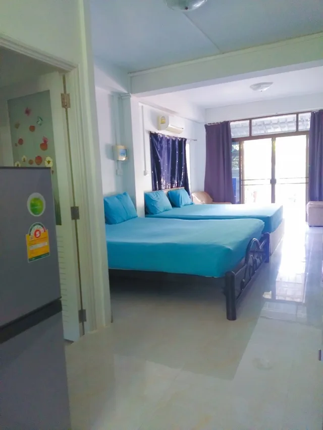 غرفة عائلية بسريرين مزدوجين، Chomlay Restaurant & Room For Rent 5/6