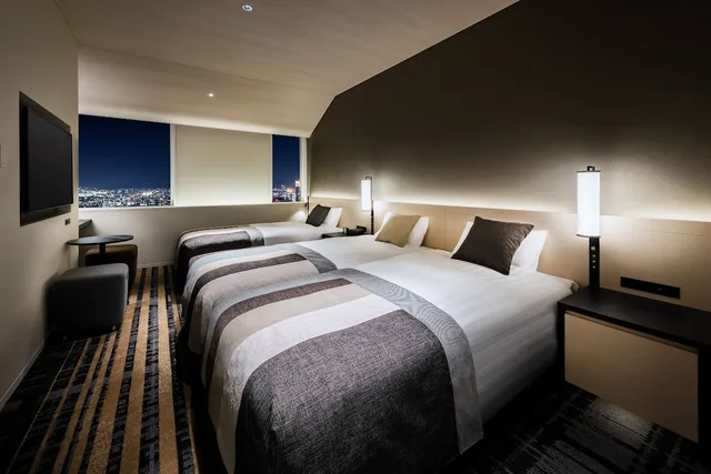 غرفة ديلوكس ثلاثية بثلاثة أسرّة، Hotel Hankyu RESPIRE OSAKA 4/6