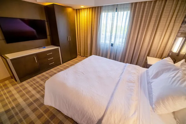 غرفة بسرير كينج لذوي الإعاقة، Embassy Suites by Hilton Kansas City Overland Park 4/9