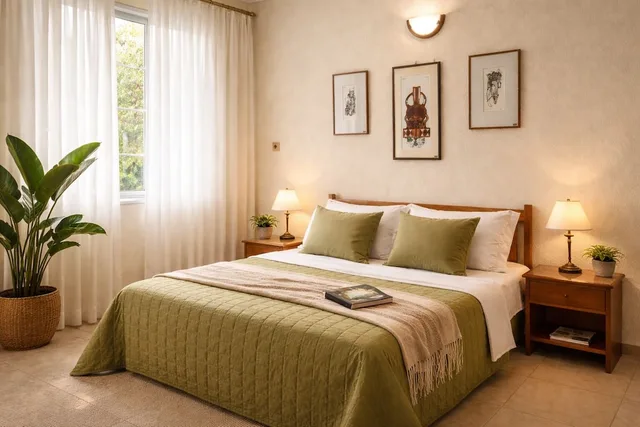 غرفة ديلوكس بسرير مزدوج، Manuela Residence 5/10