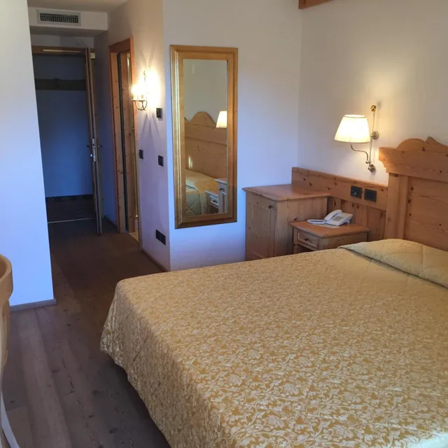 غرفة قياسية بسرير مزدوج أو سريرين منفصلين بإطلالة على الحديقة، Campiglio Bellavista 4/7
