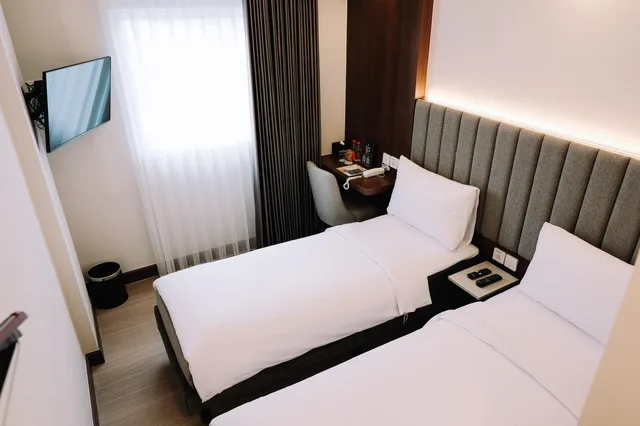 غرفة بسريرين منفصلين، Deka Hotel 1/1