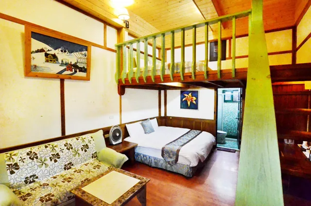 جناح دوبلكس عائلي بسريرين مزدوجين، Shiyai Taoyuan B & B 1/1