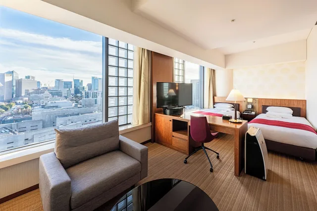 Deluxe, Twin Beds, Palace Side, Top Floor، Grand Arc Hanzomon 5/10