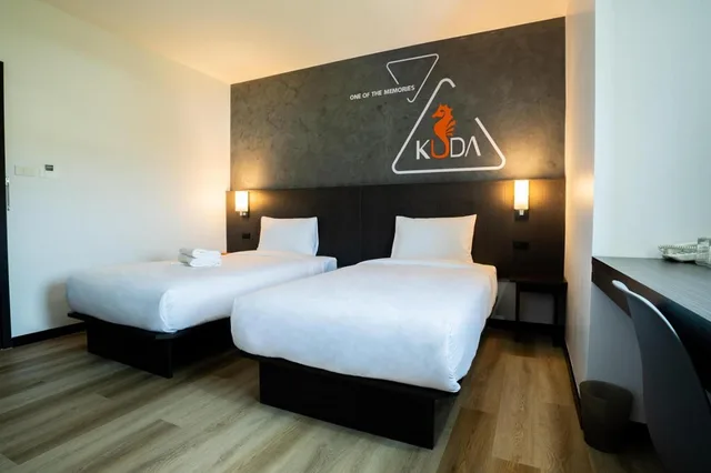 غرفة قياسية بسريرين منفصلين، Kuda Asia Hotel Bang Saen 2/7