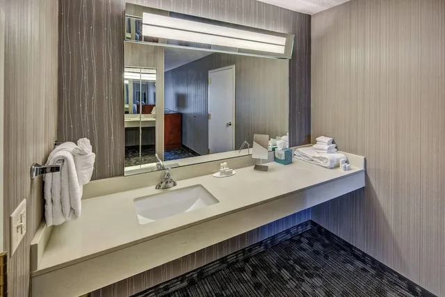 غرفة قياسية بسرير كينج لذوي الإعاقة، Courtyard by Marriott Springfield 6/6