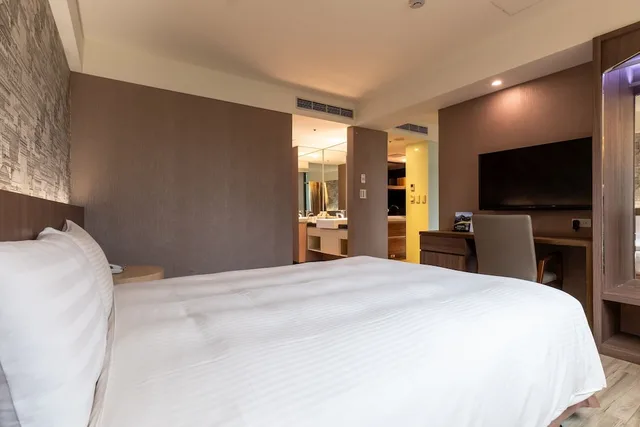 جناح ديلوكس بسرير كوين، Guide Hotel Taipei Fuxing N. 5/10