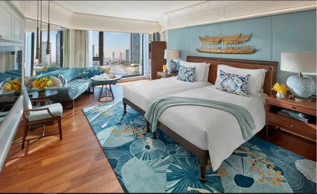 جناح ديلوكس بغرفتي نوم، Mandarin Oriental Bangkok 1/2