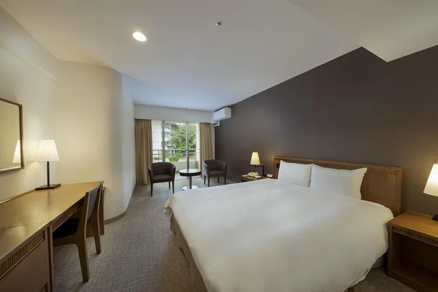 غرفة قياسية بسرير مزدوج بإطلالة على الحديقة في المبنى الرئيسي، EM Wellness Kurashino Hakko Lifestyle Resort 1/1