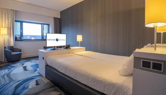 غرفة ديلوكس بسرير مزدوج، Fletcher Wellness Hotel Sittard 2/9