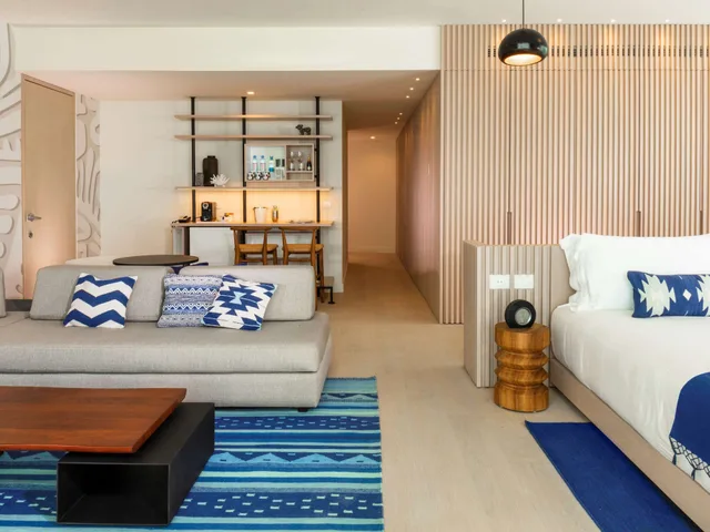 1 Bedroom, Premier, Suite, King Bed, Ocean Front، SLS Cancun 7/10
