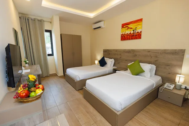 غرفة ديلوكس بسرير مزدوج أو سريرين منفصلين، Hotel Silver Moon CI 3/4