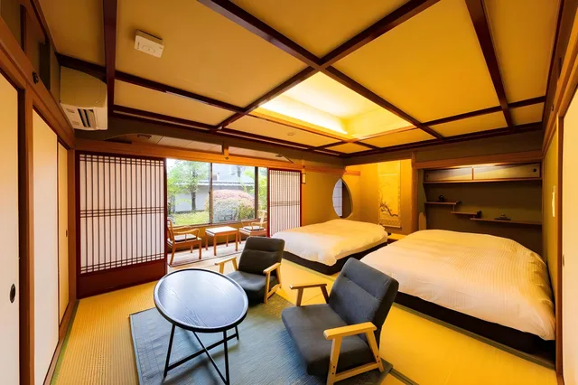 Japanese, 2 Double Beds, No Bathroom, Tatami، Takeo Onsen Kanko Hotel Kyotoya 1/2