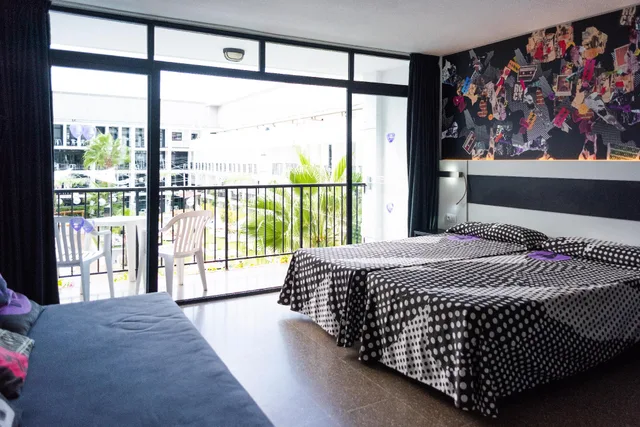غرفة بسرير مزدوج بإطلالة، Ibiza Rocks Hotel - Adults Only 2/2