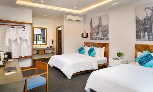 غرفة كلاسيكية بسريرين كينج، Grand Venus La Residence 2/3