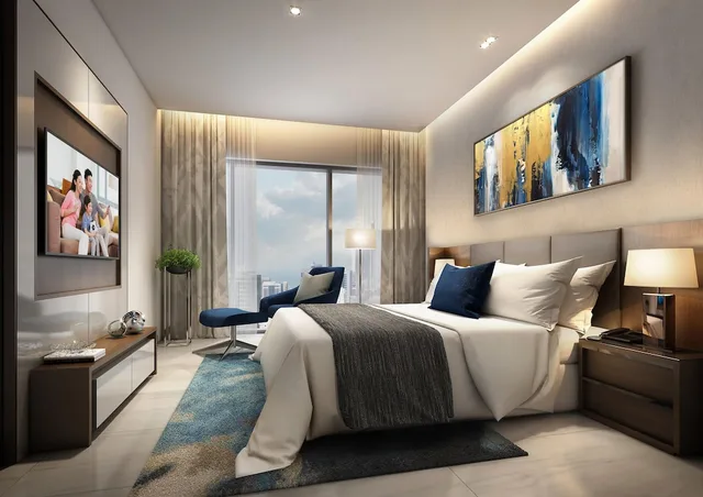 1 Bedroom, Executive, King Bed, Somerset Downtown Al Khobar 2/10